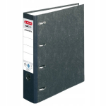 Segregaator Herlitz papp A4, 75 mm, 2 mehhanismi, must