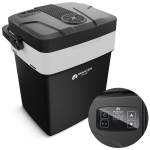 Kaasaskantav elektriline matkak&uuml;lmakast 29 l (halli v&auml;rvi) &ndash; praktiline lahendus reisimiseks ja vaba aja veetmiseks