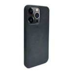 iLike iPhone 14 Pro silikoonist plastikust &uuml;mbris eko-tr&uuml;ki disain Must