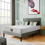 Taskuvedrumadrats 140 x 200 cm Oeko-Tex sertifikaadiga, 7-tsooniline ergonoomiline disain, 25 cm k&otilde;rge, valge