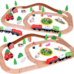 Puidust rongirada Talu tarvikutega, 50 tk.