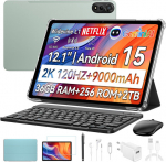 Tahvelarvuti Blackview MEGA2 11.97" Android 15 2.4G+5G Wifi, RAM 36 GB ROM 256 GB/SD 2 TB 9000mAh Roheline