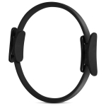Pilateser&otilde;ngas 4FIZJO, 38 cm, must, joogar&otilde;ngas, yoga wheel, venituse ja tasakaalu r&otilde;ngas, treeninguteks, harjutusteks
