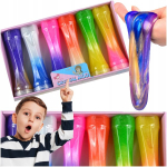 Lima ja modelleerimissavi komplekt, suur, Gleivių (slime) ir modeliavimo masės rinkinys vaikams didelis spalvotas