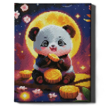 Teemanttikand, V&auml;ike panda, 40x50, Oh-art, EJ1627