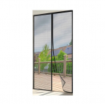 Wzlxcxxy magnetiline s&auml;&auml;sev&otilde;rk uksele, 90 &times; 215 cm, must