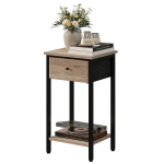 &Ouml;&ouml;kapp sahtli ja riiuliga helepruun loft stiilis kapp