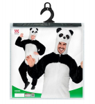 "PANDA PEHME PL&Uuml;&Uuml;SIGA VIIMISTLUSEGA" (kapuutsi ja maskiga kombinesoon)