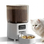 Automaatne lemmikloomade toidujagaja LCD-ekraani, 5l mahutavuse ja h&auml;&auml;lsalvestusega LIVMAN PF-5L