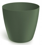 Tumeroheline plastikust lillepott 19,8x18,2 cm - ajatult elegantne ja niiskuskindel