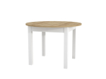 INDUS 02 v&auml;ljat&otilde;mmatav s&ouml;&ouml;gilaud 105&ndash;240 cm &ndash; Riviera tamm / Valge