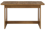 TERAMO tume tamme imitatsiooniga lahtik&auml;iv s&ouml;&ouml;gilaud &ndash; modernne ristk&uuml;likukujuline MDF laud, 140&ndash;200 cm