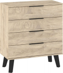 Sven SVN-04 kummut &ndash; Praktiline 4-sahtliga hoiulahendus tamme otsapuidust