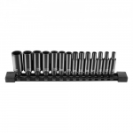 Padrunite komplekt, 14-osaline s&uuml;gav metriline 4-15 mm, 26x6.2x3.5 cm, teras