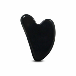 Gua Sha massaaživahend Plum Beauty obsidiaanist skulptuurikivi k&otilde;ikidele nahat&uuml;&uuml;pidele