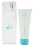 Komplekt Kenzo: L'Eau, tualettvesi, naistele, 100 ml + L'Eau, niisutav, kehakreem, 100 ml