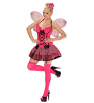 "ROOSA LIBLIKAS" (kleit &otilde;lapaelte, tiibade, lille ja paelaga)