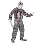 "VINTAGE CLOWN" (jumpsuit volangide ja traksidega, peakate)
