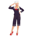 "50ndate PIN UP SAILOR GIRL" (T-s&auml;rk, p&uuml;ksid, m&uuml;ts)