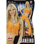 "SAMBA DE JANEIRO" spandex (neoonoranž top ja p&uuml;ksid)