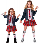 "ZOMBIE SCHOOLGIRL" (jakk s&auml;rgi, seeliku, lipsu ja sokkidega)