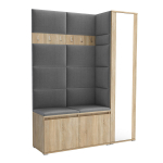 Esiku kapp Luton 7, hall/pruun