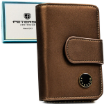 Naiste ehtsast nahast rahakott Peterson, pruun