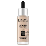 Vedelikmeigip&otilde;hi Eveline Cosmetics Liquid Control HD 010 Light Beige mati viimistlusega, kauap&uuml;siv, niatsiinamiidiga