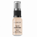 Aluskreem Claresa Liquid Perfection 102 Warm Medium K&otilde;rge Katvusega 2in1