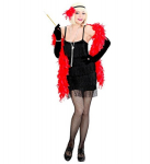 "FLAPPER" must - (kleit, sulgedega peapael)