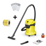 Karcher WD 3 koos MicroFleece tolmukottidega 10tk ja HEPA filtriga