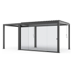 Aksessuaarid Home4You MIRADOR-111 klaasist liuguksed 3 m hall plast