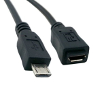 Microusb pikenduskaabel (0,5m) - Micro Usb M/f