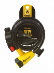 Auvray City spiraallukk, pikkus 150cm, l&auml;bim&otilde;&otilde;t 15mm