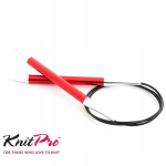 Knitpro Zing metallvardad niidiga 120cm, 9,00mm