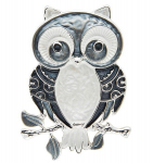 Equilibrium pross 364710H &Ouml;&ouml;kull must/hall/valge/h&otilde;bedane, metall, magnet