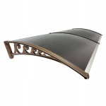 Uksekate Metal-gum, 200x120 cm, pruun