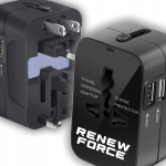 Universaalne reisiadapter USA, UK, EL, Austraal koos USB-laadijaga, Universalus kelioninis adapteris USA UK EU AUST su USB įkrovikliu