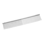 TAURO Kamm metallist, tiheda ja h&otilde;reda hammastusega L, 24.5 cm