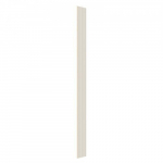 Akustilised seinapaneelid, 8 tk, 245x16.6x0.9 cm, valge, WPC materjal