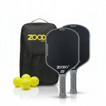 Pickleball reketid Zoodo P7 Kevlar hall komplekt 4 palli USAPA kott