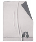 CAW&Ouml; pleed Cute Cats elutekk You & Me, 150x200 cm