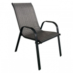 V&auml;listingimustesse m&otilde;eldud tool Mirpol Arkadia KD pruun metallist moodne