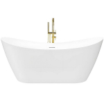 Eraldiseisev Vann Ferrano Slim 170 Harjatud Kuldse Korgiga Rea 170x80x72
