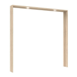 Garderoobitarvikud Forte Collet CETZ02B-D63 Liuguksed Valge Modernne