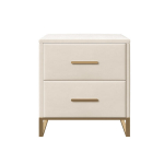 2-osaline &ouml;&ouml;kappide komplekt sametist &ndash; beež kuldsete detailidega ja sahtlitega