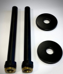 A54650 "varrukate" komplekt (paar) L-120mm, matt must