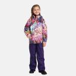 Huppa T&uuml;drukute kevad-s&uuml;gis komplekt YONNE, multicolor pattern/ dark lilac