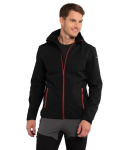 Icepeak meeste softshell-jope Brimfield 57970-6*991, must/punane 6438568707828
