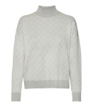 Vero Moda naiste pullover 10314460*01, valge/helehall 5715611470696, XL